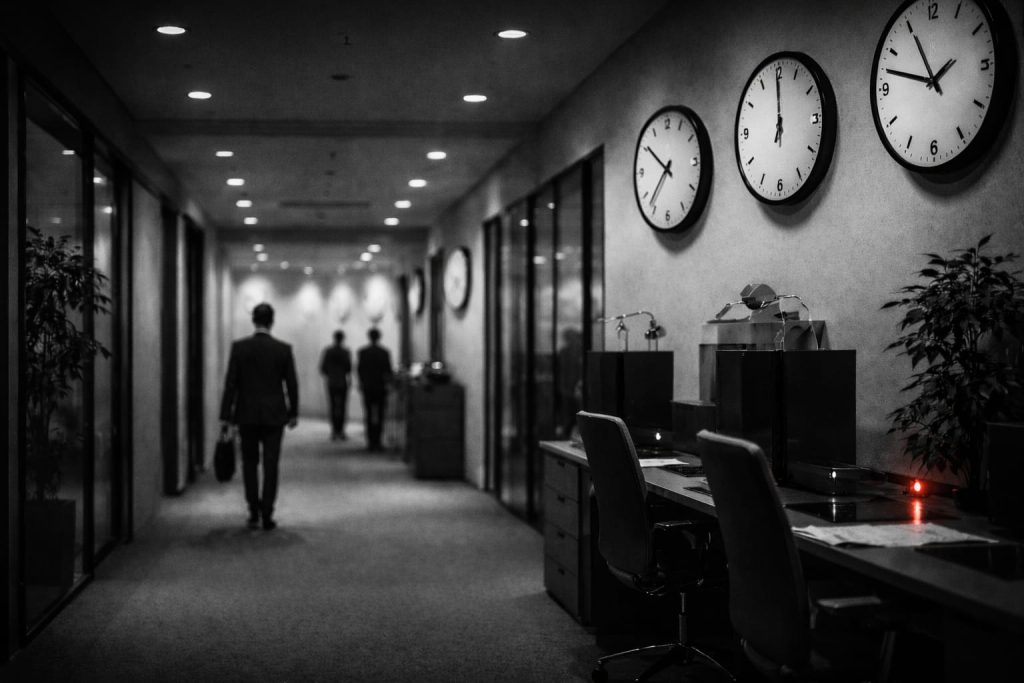 atmosfere de corporate cu ceasuri pe pereti